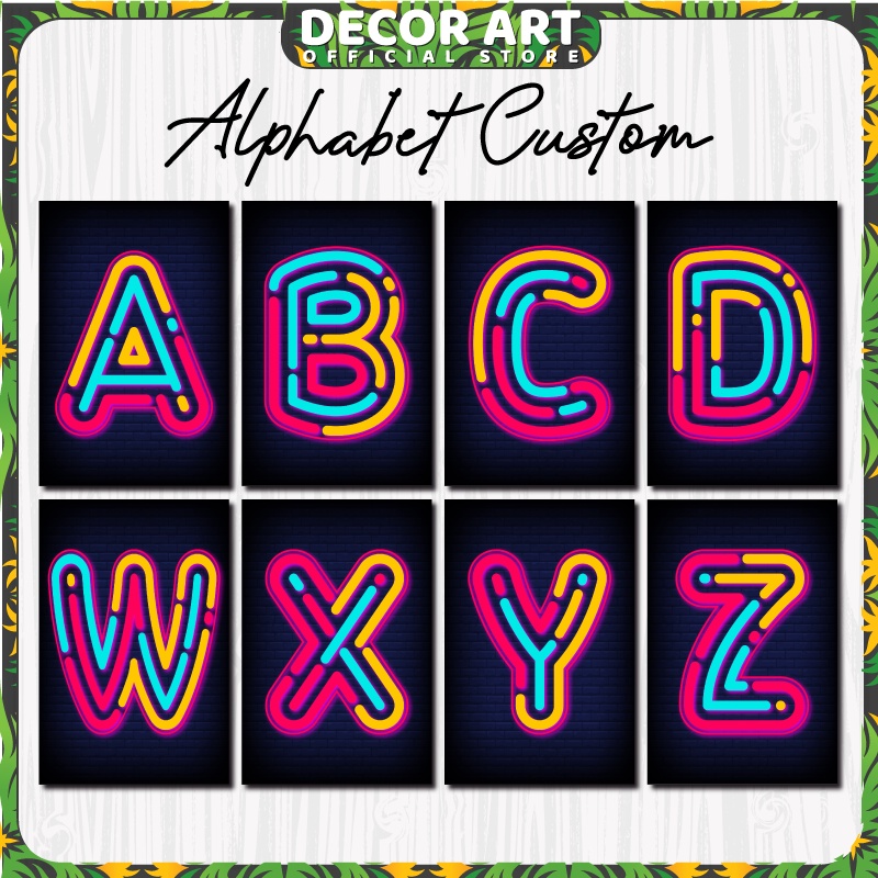 Jual DecorArt 10x15 Cm - Hiasan Dinding Poster Kayu Dekorasi Kamar ...