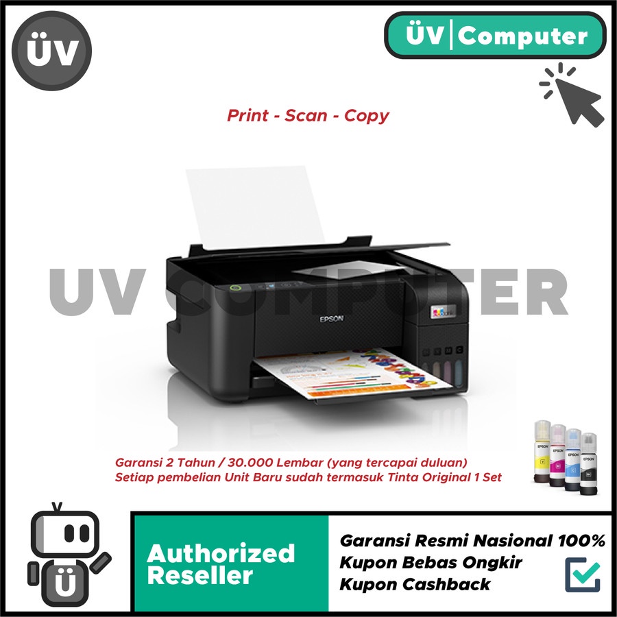 Jual Printer All In One Epson Ecotank L3210 Print Scan Copy Pengganti L3110 Garansi Resmi 1266