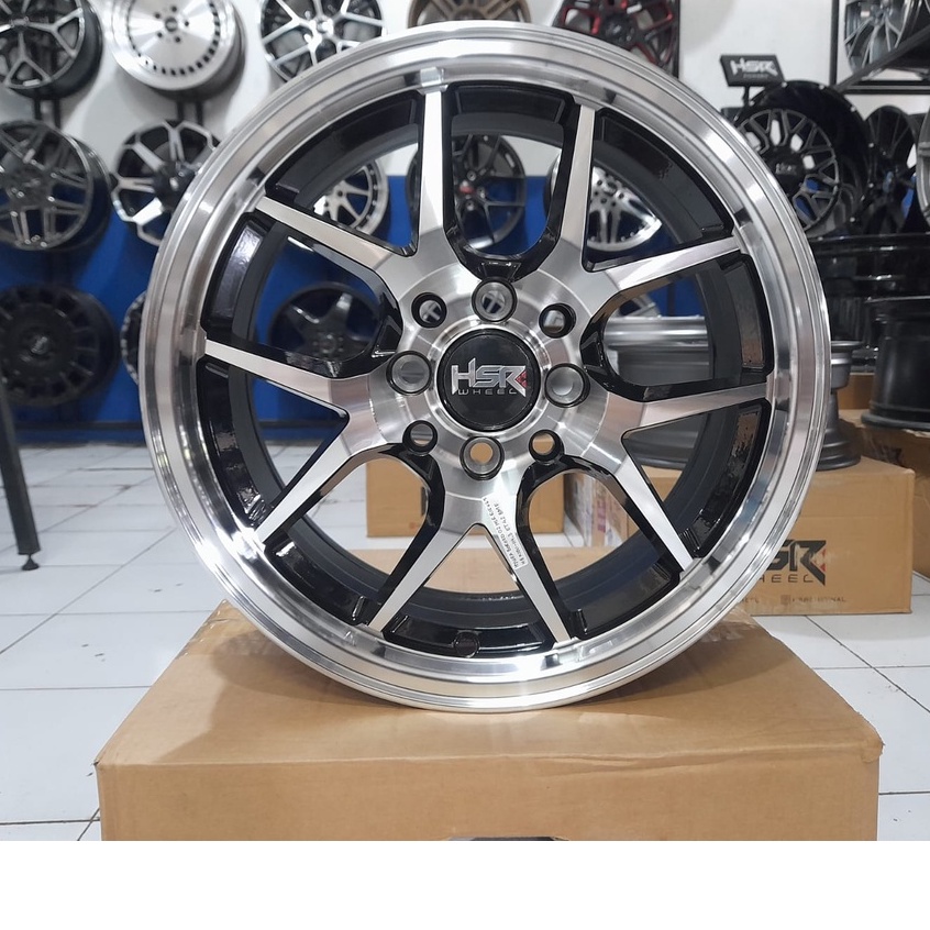 Jual velg racing r15 hsr hyura velg ring 15 brio avanza livina mobilio ...