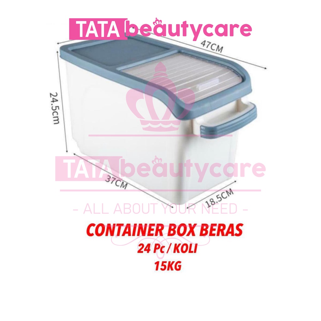 Jual [7500] T484 | CONTAINER BOX BERAS PLASTIK || RICE BOX CONTAINER ...