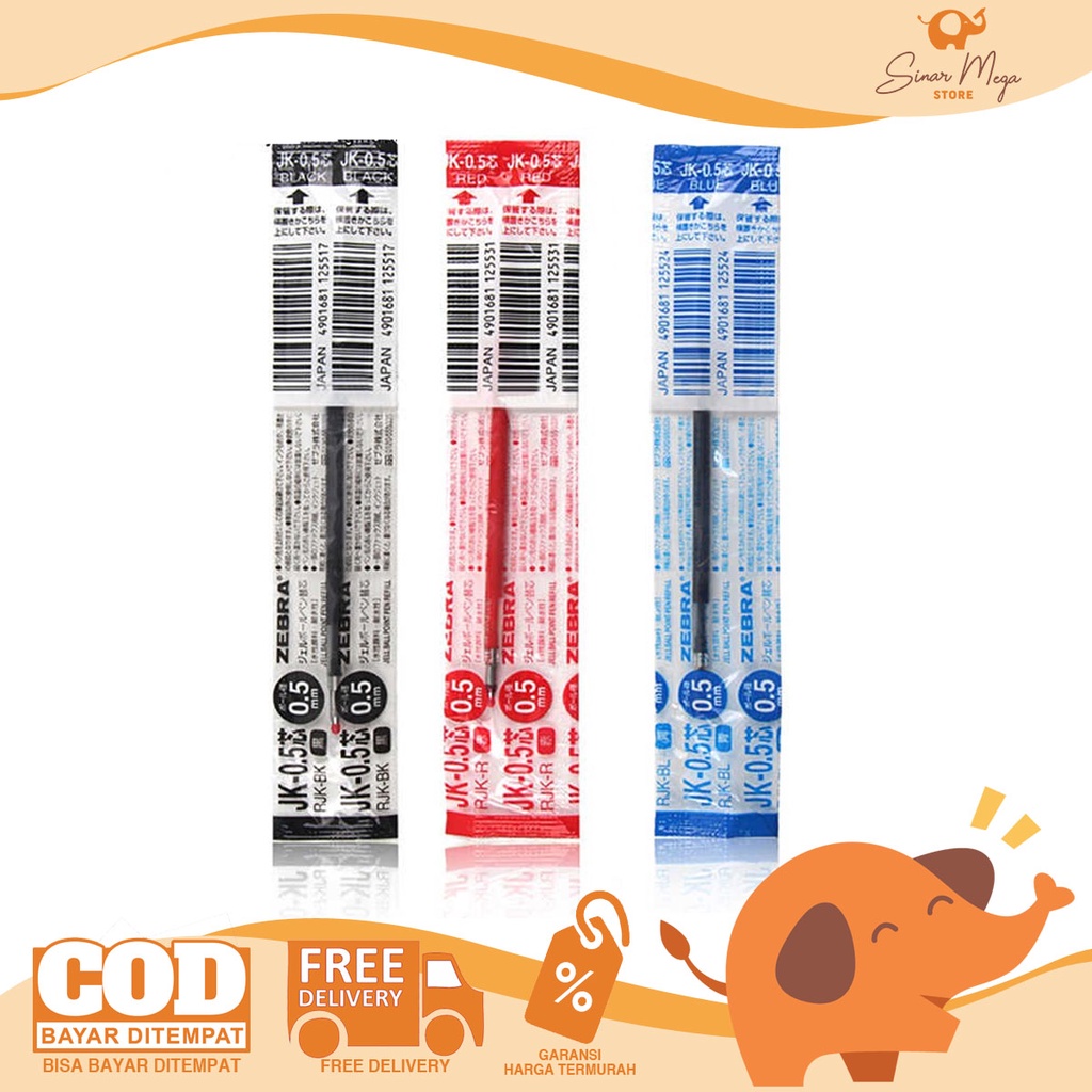 Jual Zebra Refill Isi Sarasa Seri JK / Refill Sarasa 3+S Shopee Indonesia