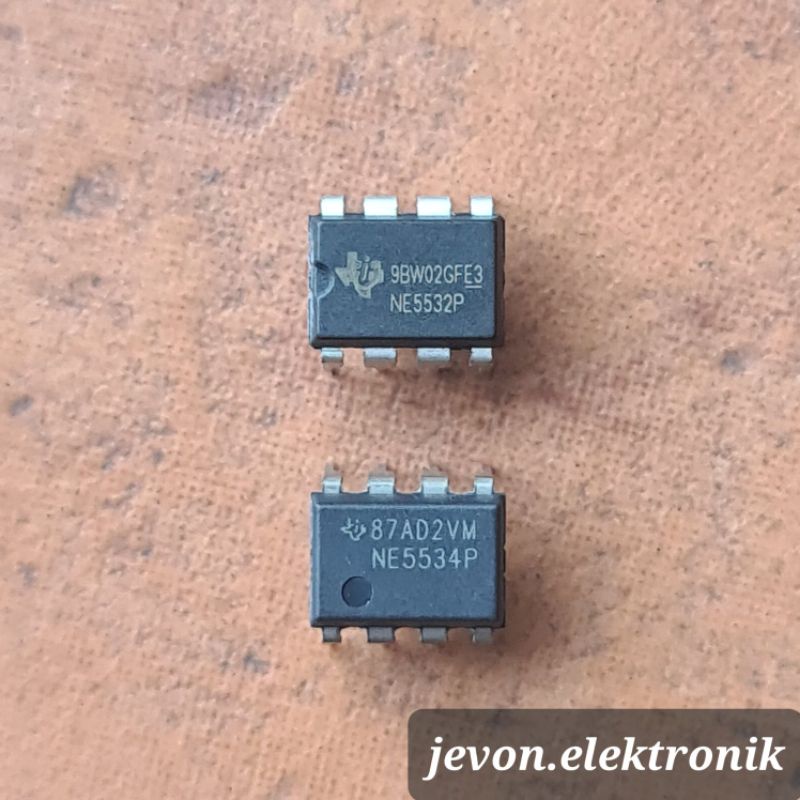 Jual IC Transistor NE 5532 5534 P Original Dip 8 NE5532 NE5532P NE5534 ...