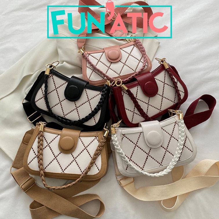 Jual Funatic Tas Selempang Wanita Import Kekinian Fashion Shoulder Bag