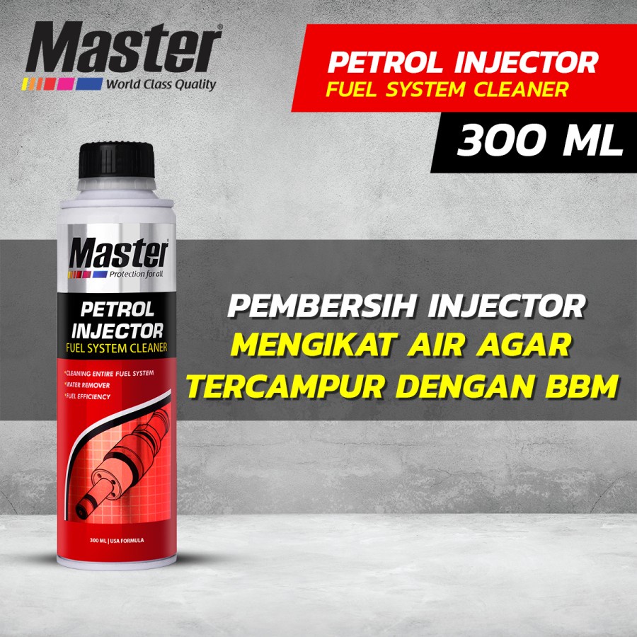 Jual Master Petrol Injector Fuel System Cleaner 300 ml | Shopee Indonesia