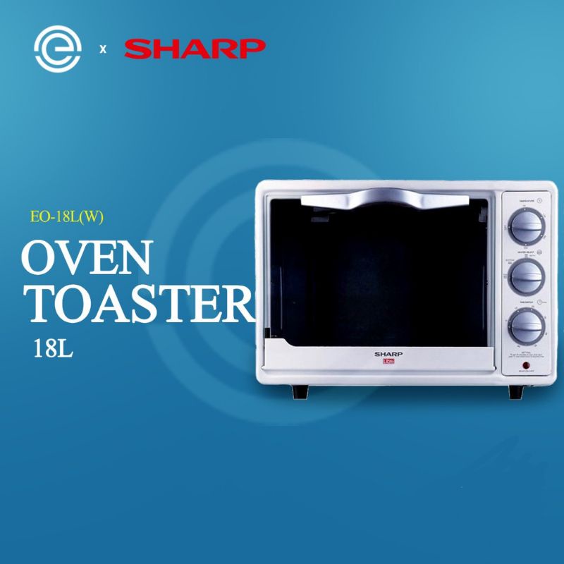 Jual SHARP OVEN LISTRIK LIBRE SERIES | EO-18L-W Oven 18 L / EO18LW 18 ...