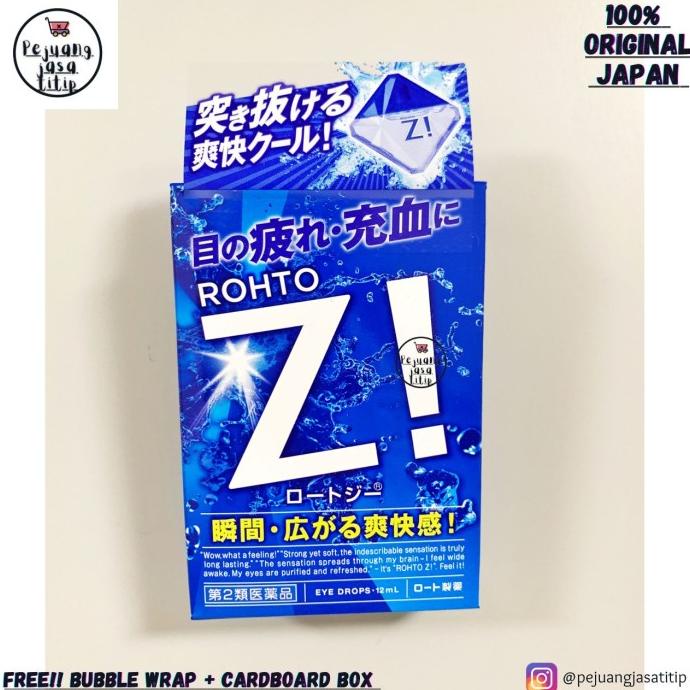 Jual Rohto Z! Eye Drop Cool Feeling Refreshing Tetes Mata Level 8 ORI