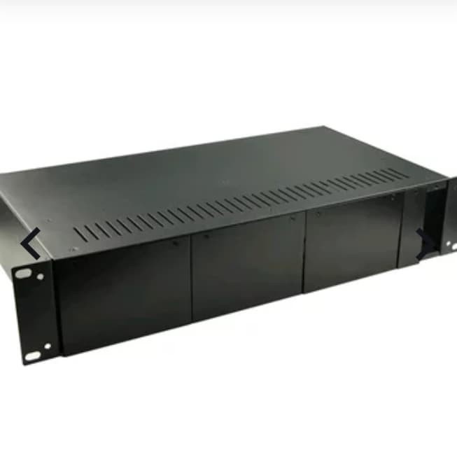 Jual Casing Rackmount media converter 14 port dobel power supply ...