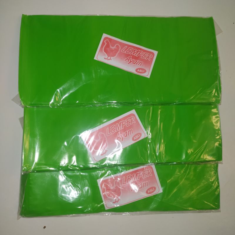 Jual Plastik Lemper / pembungkus lemper / plastik lemper warna hijau ...