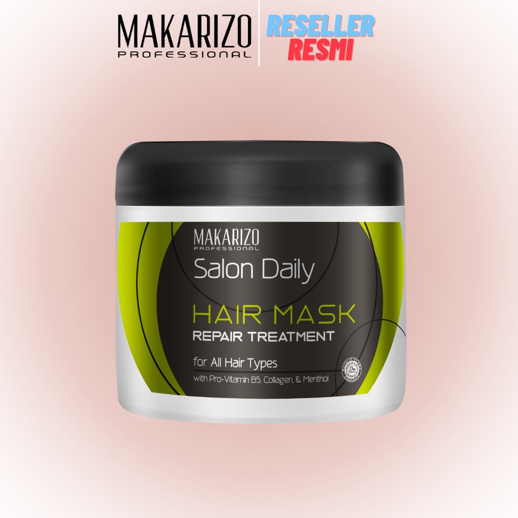 Jual Makarizo Salon Daily Hair Mask 500g Shopee Indonesia 