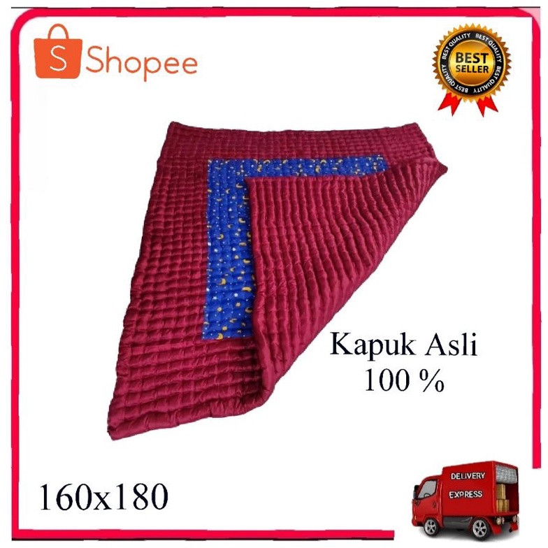 Jual Kasur Lantai Palembang Isi Full Kapuk Ukuran 160x180 CM Shopee