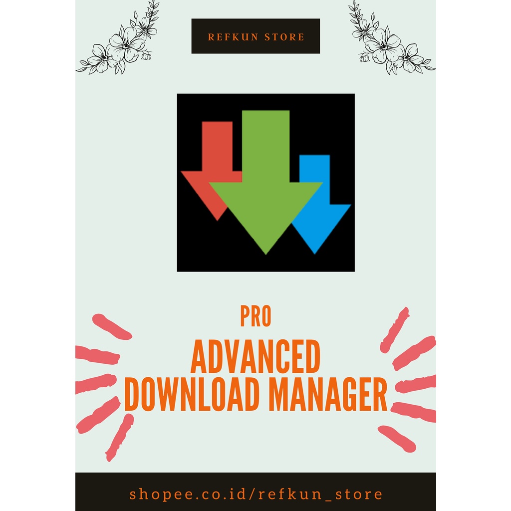 Jual Software Advanced Download Manager Pro Lifetime Garansi | Shopee ...