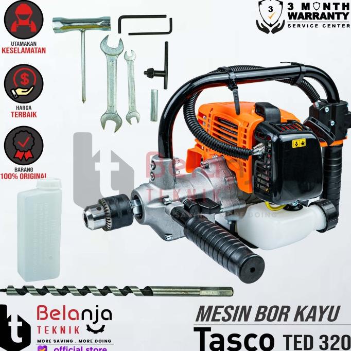 Jual Tasco Mesin Bor Kayu TED 320 Engine Drill Injeksi Obat Hama TED320 ...
