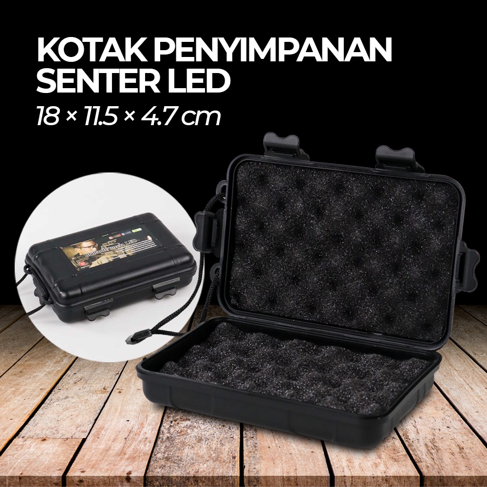 Jual Kotak Penyimpanan Plastik Senter LED Box 18x11.5x4.7cm - C6965 ...