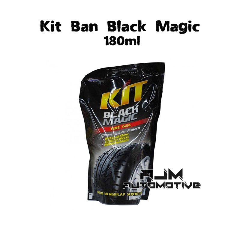 Jual Kit Black Magic Tire Gel Pemoles Ban Semir Ban 180ml Shopee