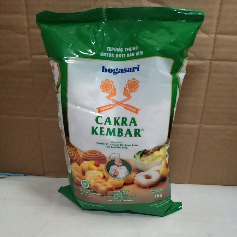 Jual Tepung Terigu Cakra Kembar Premium Bogasari 1 Kg Shopee Indonesia 8057