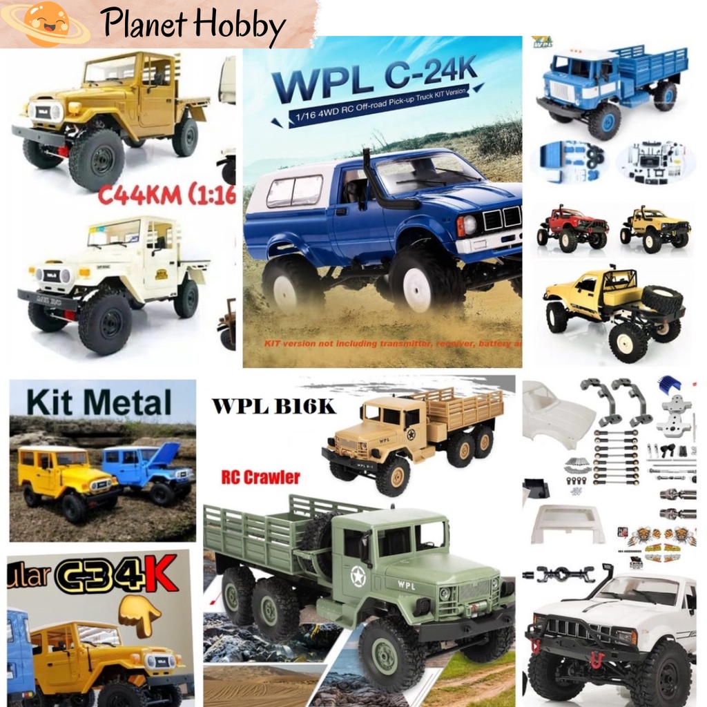Jual RC Car WPL Kit B14-K B16-K B24-K C14-K C24-K C34-K C34-KM C44-KM ...