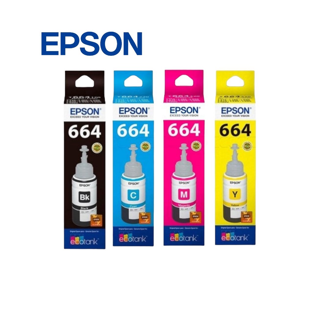 Jual Tinta Epson 664 Original 1 Set L100l110l120l200l220l310l360 Shopee Indonesia 2246