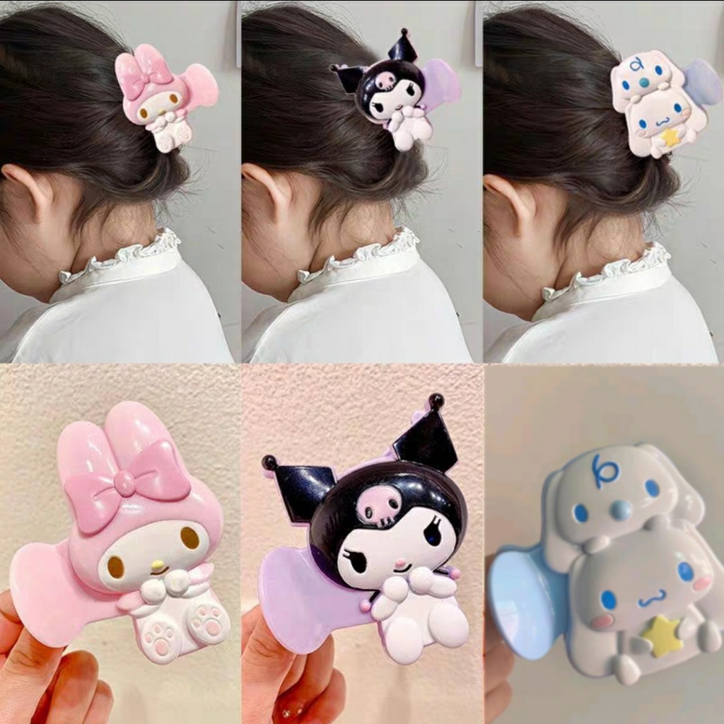 Jual Jepit Rambut Jedai Sanrio Body My Melody Kuromi Cinnamoroll Shopee Indonesia