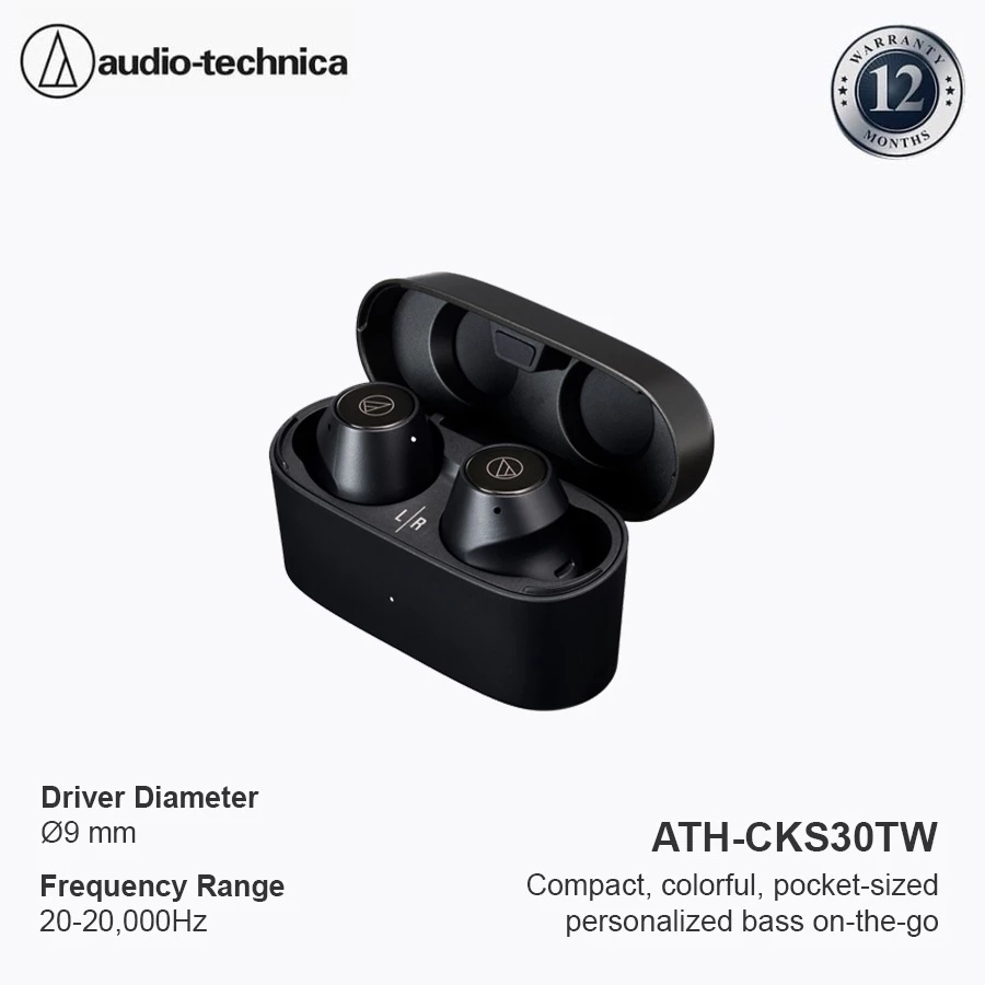 Audio-Technica ATH-CKS30TW True Wireless Headphones