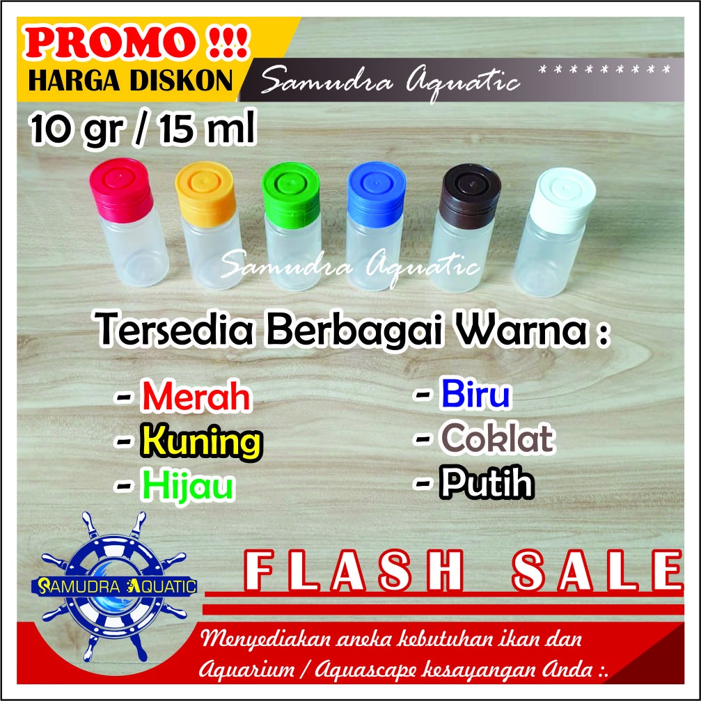 Jual Botol Repack 10gr / 15 ml, Botol Plastik Kemasan Kosong | Shopee ...