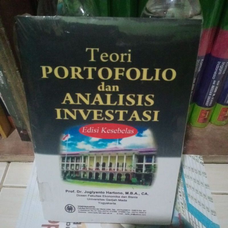 Jual TEORI PORTOFOLIO DAN ANALISIS INVESTASI EDISI KESEBELAS BY PROF DR ...