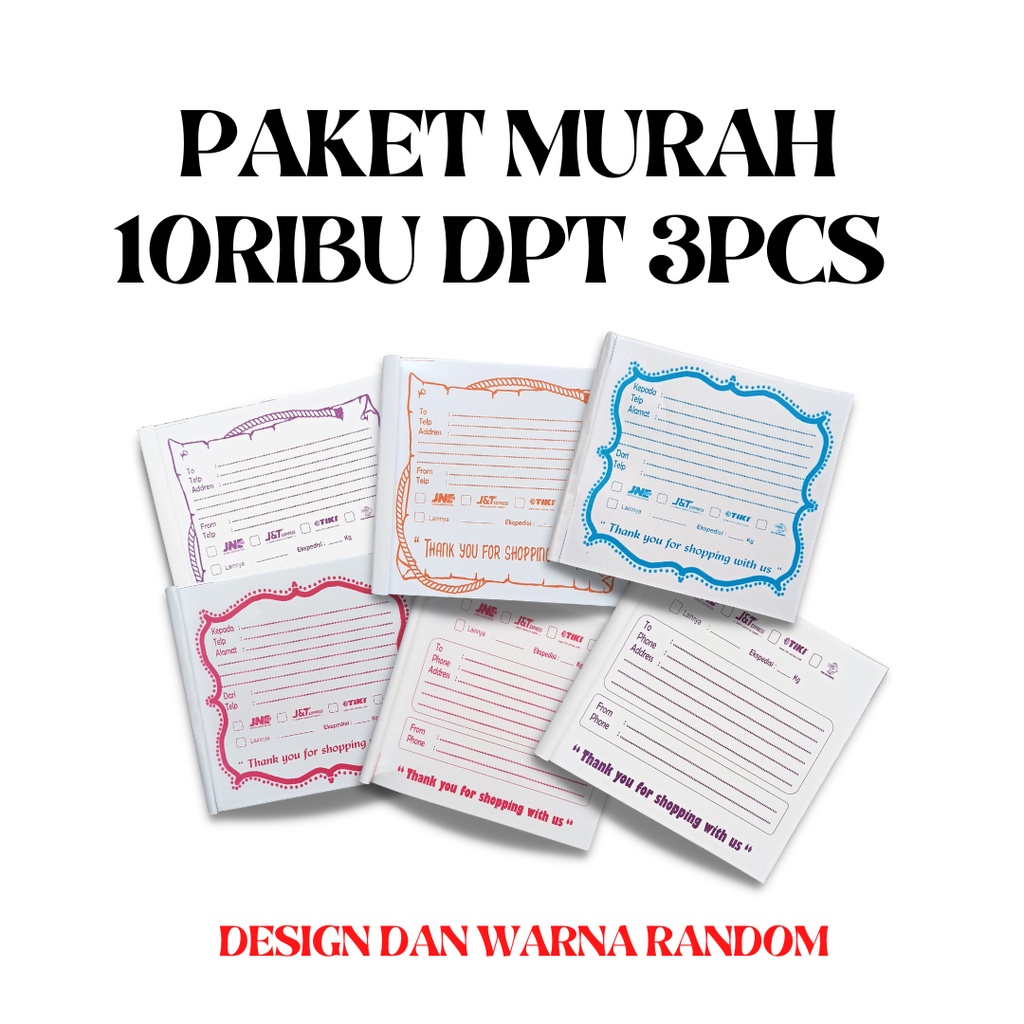 Jual Paket Label Pengiriman Murah 300Lembar | Shopee Indonesia
