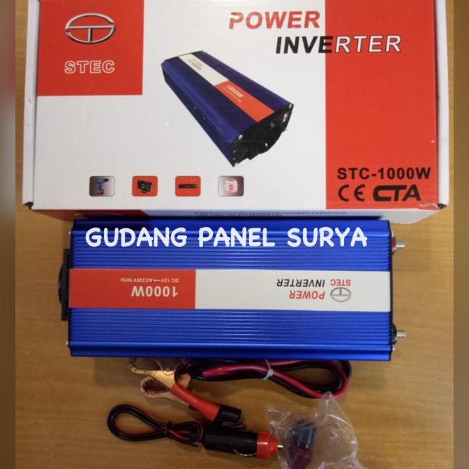 Jual Power Inverter STEC STC DC to AC 1000W 12V 1000Watt modif 1000 W