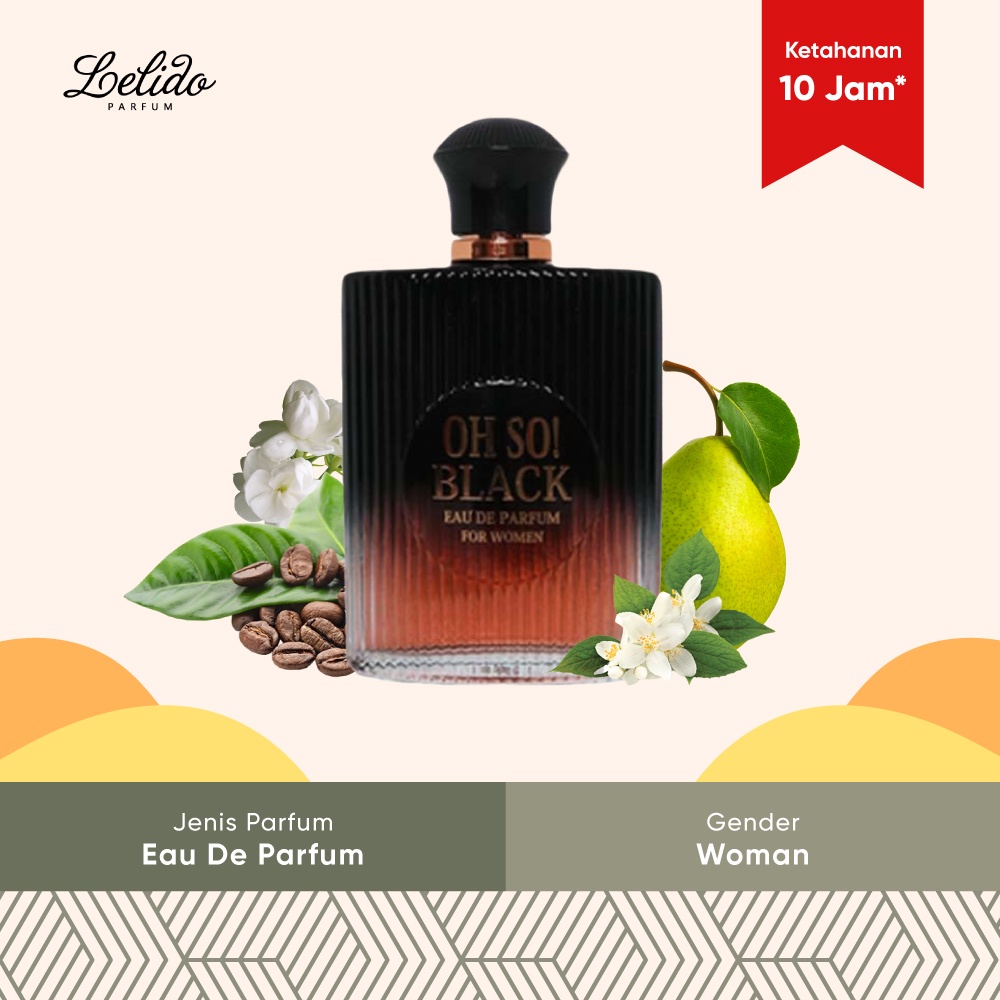 Black Oh So ! Eau de Parfum Femme Omerta 100ml