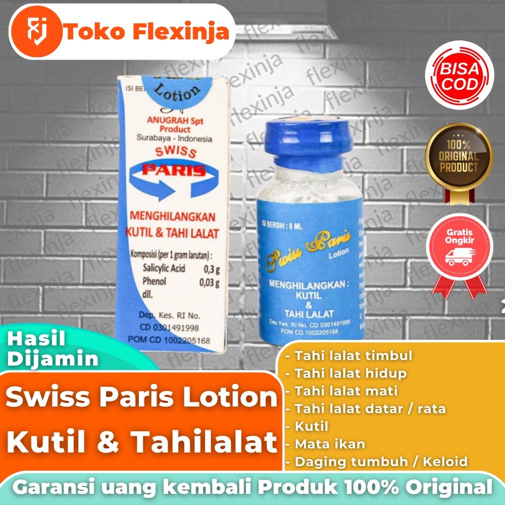 Jual 𝗦𝗪𝗜𝗦𝗦 𝗣𝗔𝗥𝗜𝗦 LOTION / Penghilang Tahi Lalat, Kutil, Mata Ikan, Dan