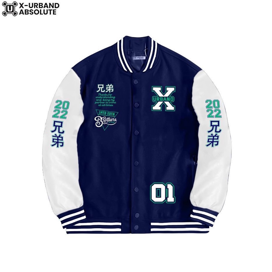 Jual X Urband Absolute Jaket Varsity Anak Laki-Laki Perempuan Baseball ...