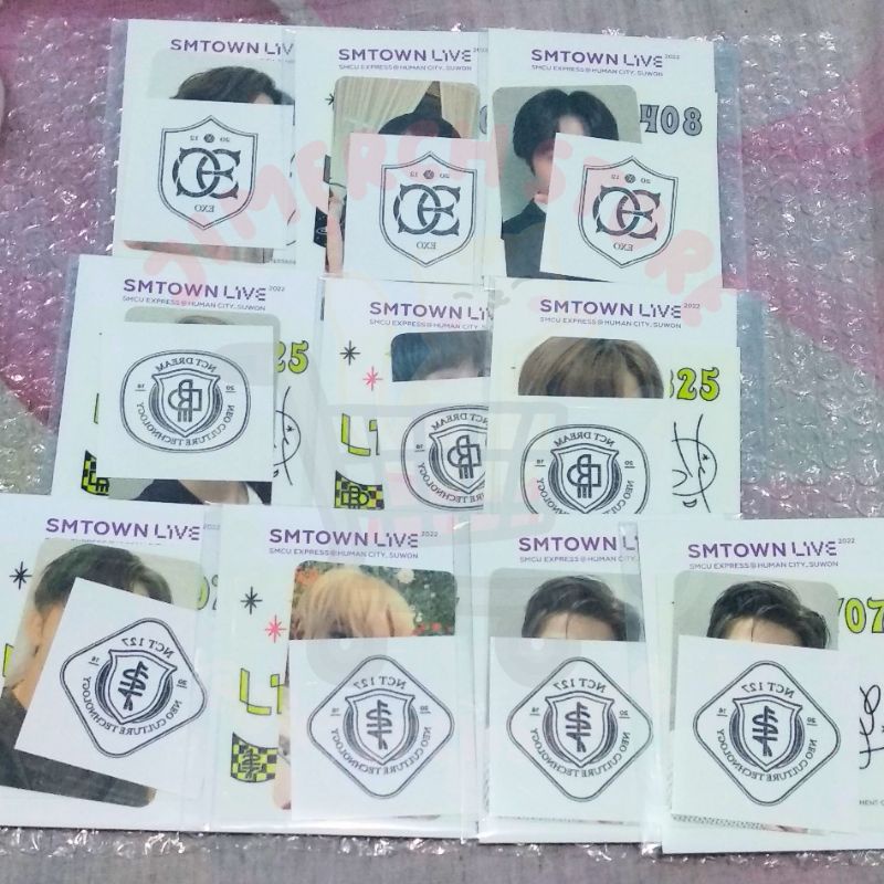Jual READY STOCK MD SMTOWN SMCU AR Tattoo Sticker + Pc (SEALED ...