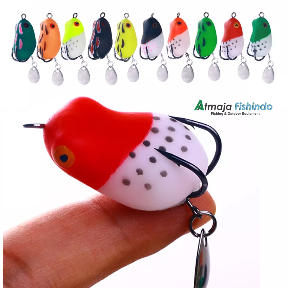 Umpan mancing casting soft frog lure