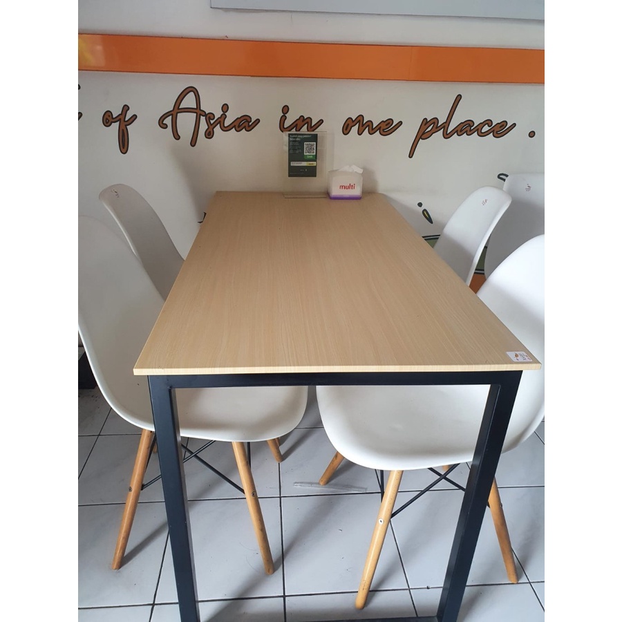 Jual Meja kerja meja makan kokoh minimalis second | Shopee Indonesia