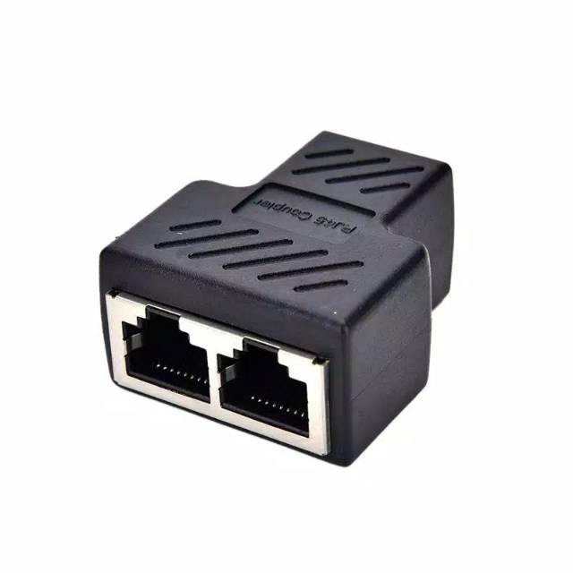 Jual SIFREE RJ45 LAN Ethernet Network Connector Splitter 1 to 2 DN0190 ...