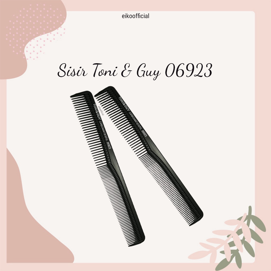 Jual Sisir Salon Toni And Guy 6923 Potong Rambut Barber Barbershop Carbon Antistatic Shopee 