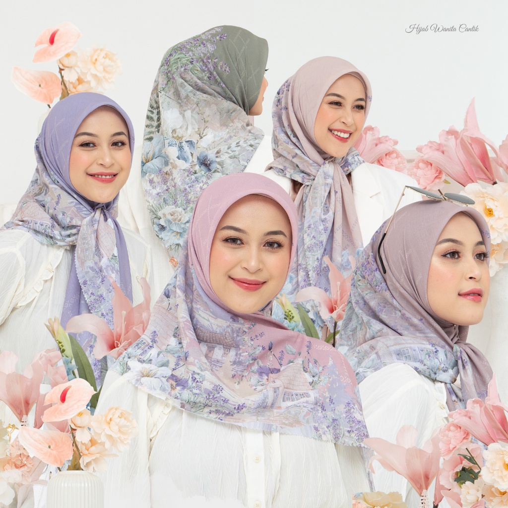 Jual [ BELI 2 GRATIS 1 ]Hijabwanitacantik - Segiempat Lavender Scarf ...