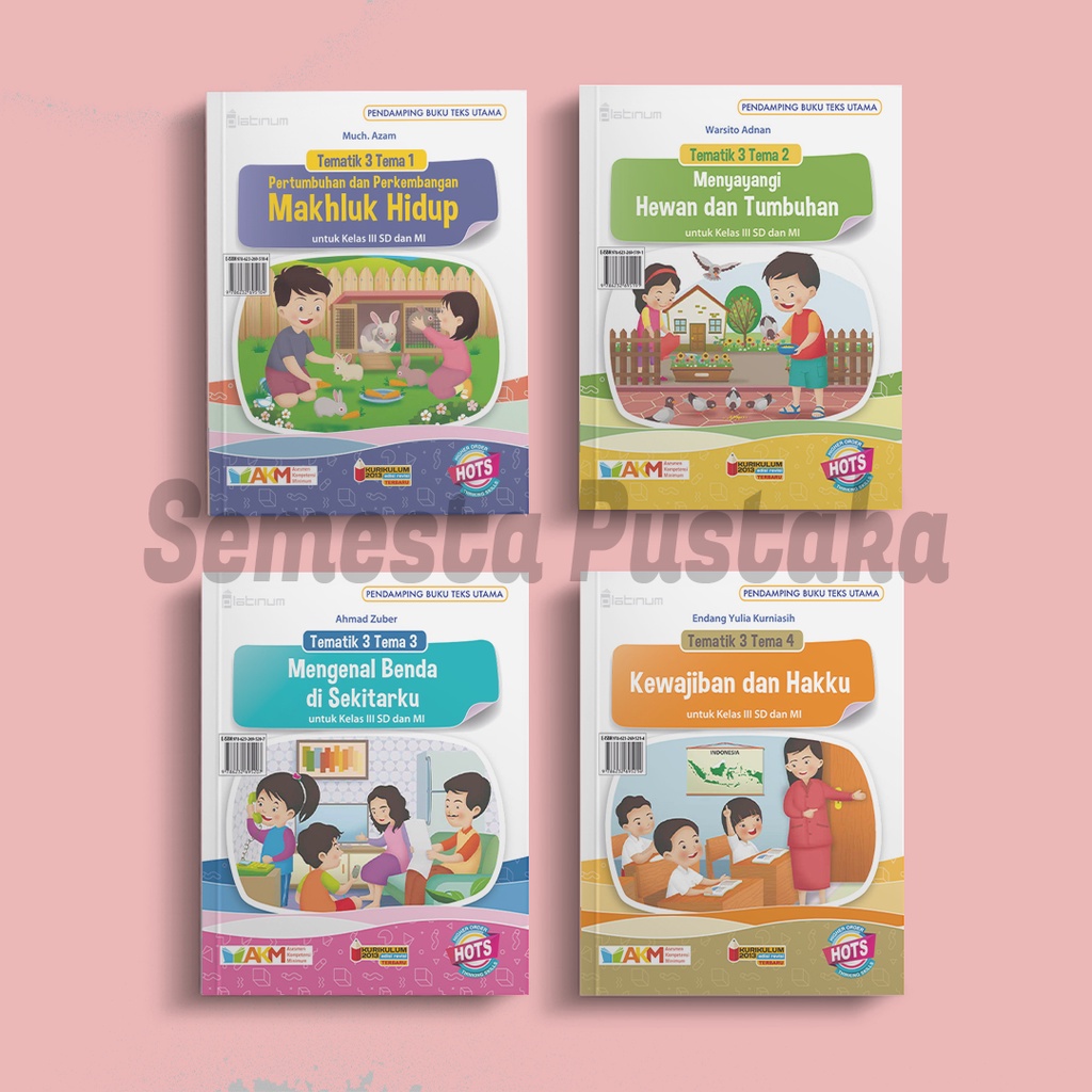 Jual Buku Paket Tematik Kelas 3 SD Kurikulum 2013 Platinum Revisi ...