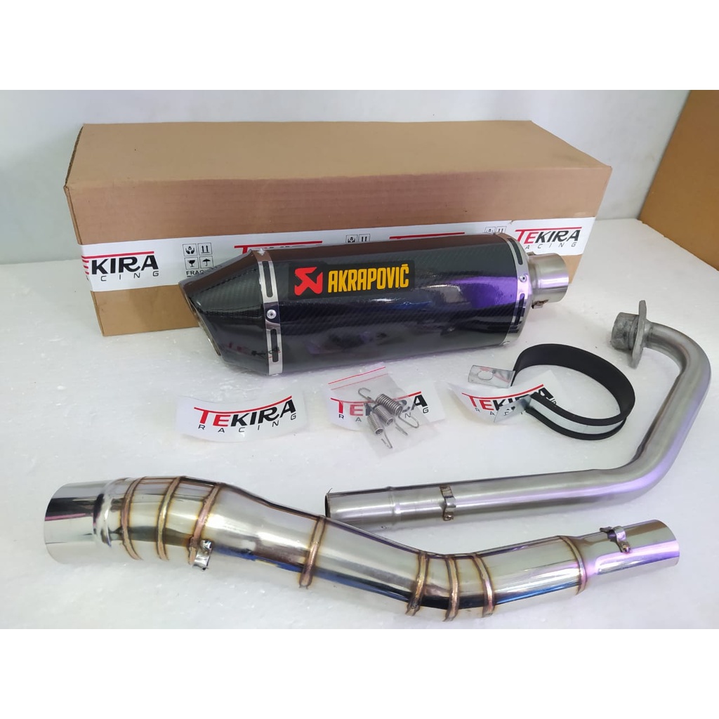 Jual Knalpot Akrapovic Layang Evo Supra Gtr Fit X 110 125 150 Absolute ...