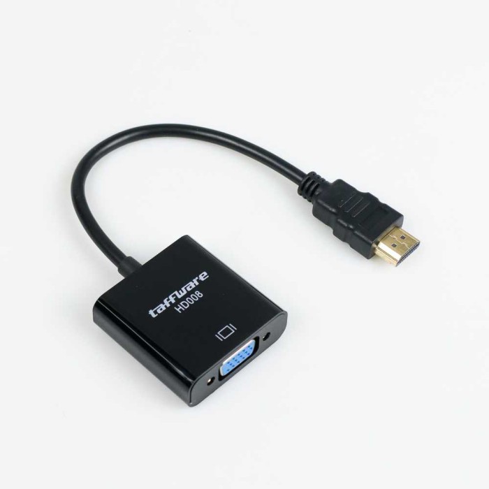 Jual Adapter HDMI Male To VGA Female Adapter Adaptor Alat Konektor ...