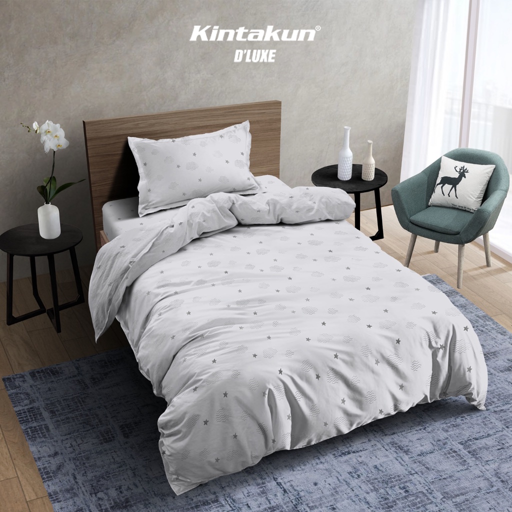 Jual Kintakun Bed Cover Tanpa Sprei Single/Double Sora Dluxe Gold ...