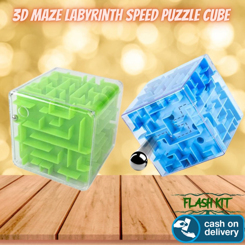 thumbnail image 2 of 2Pcs Large Labyrinth 3D Puzzles Maze Cube, Interactive 3D 2 of 9
