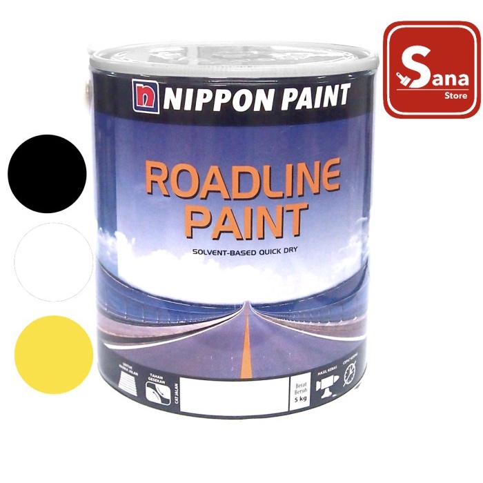 Jual Cat Jalan Roadline Nippon 1Kg | Shopee Indonesia