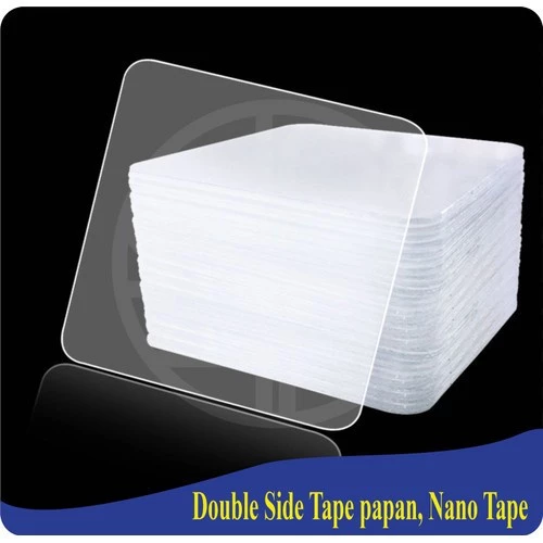 [UNIK88] Tape PAPAN Double Side Tape Bening NANO TAPE Lem Super Kuat | AutoStock