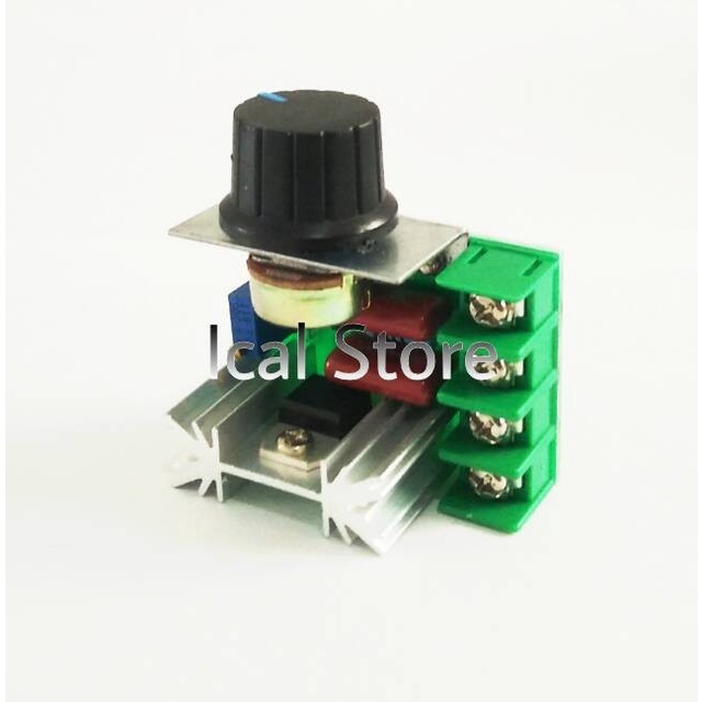 Jual [COD] Dimmer Putar Listrik Ac 220V 2000W Cocok Untuk Kipas Gerinda
