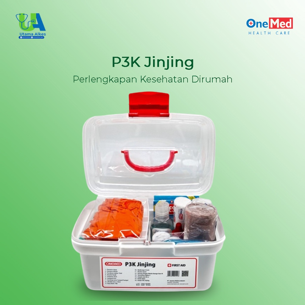 Jual P3K JINJING | ALAT KESEHATAN | PAKET P3K | ONEMED | Shopee Indonesia