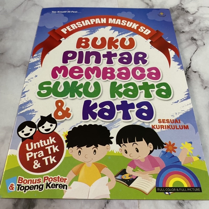 Jual Pintar Membaca Suku Kata Dan Kata Abc Huruf / Buku Belajar Anak ...