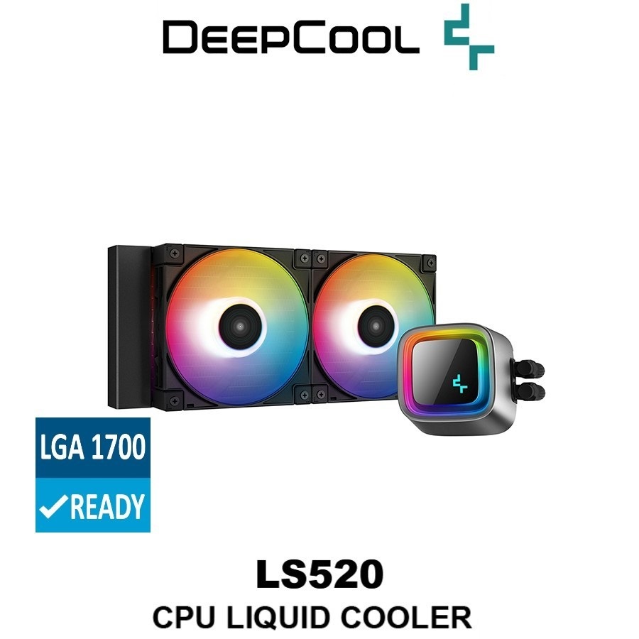 Jual AIO CPU Water Cooling Deepcool LS520 ARGB Liquid Processor Cooler ...