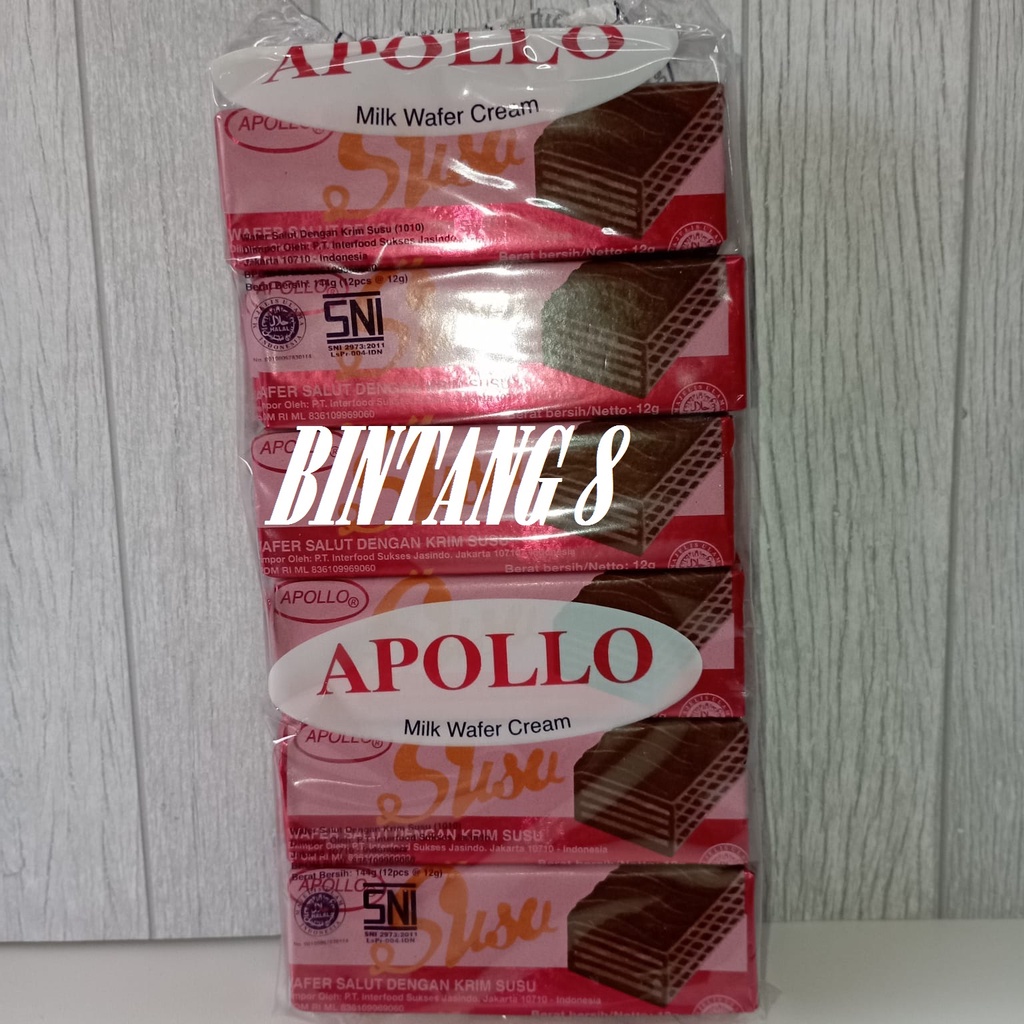 Jual Apollo Wafer Susu dan Cokelat | Shopee Indonesia