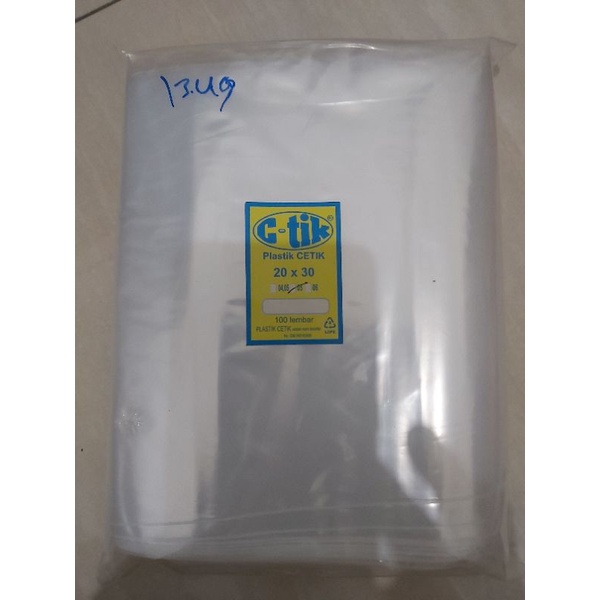 Jual Plastik Klip Tebal Ziplock Cetik Ctik Bening Transparan Ukuran