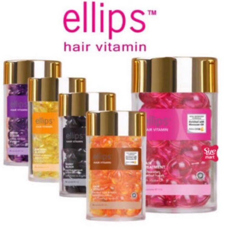 Jual (Code)(W32R) | Ellips Vitamin Rambut Elips Ellips Botol (50 pcs ...